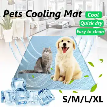 

Dog Cooling Mat Pet Ice Pad Teddy Mattress Pet Cool Mat Bed Cat Cushion Summer Keep Cool Pet Cooling Dog Mat For Dogs