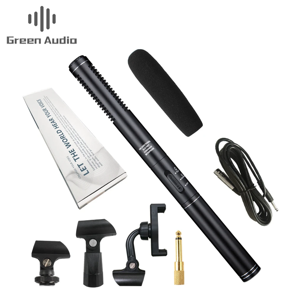 GAM-CF05 Best selling Unidirectional System handheld Interview shotgun Microphone with Sponge Cover