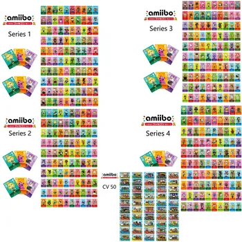 

450pcs SERIES 1-2-3-4-CV50 For Animal Crossing Amiibo Card New Horizon NFC Cards for NS Switch 3DS ACNH Size 86mmx54mm