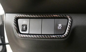 

LHD!! For Kia K3 Forte Cerato 2019 2020 Headlight lamp switch button cover trim Car Interior Accessories car styling