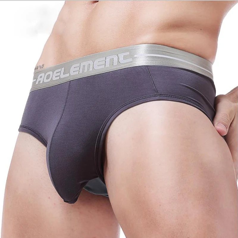 Мужское модальное нижнее белье Горячая U выпуклый большой мешочек ледяной шелк