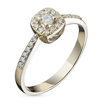

Yellow gold ring with diamonds e0301kts12195520