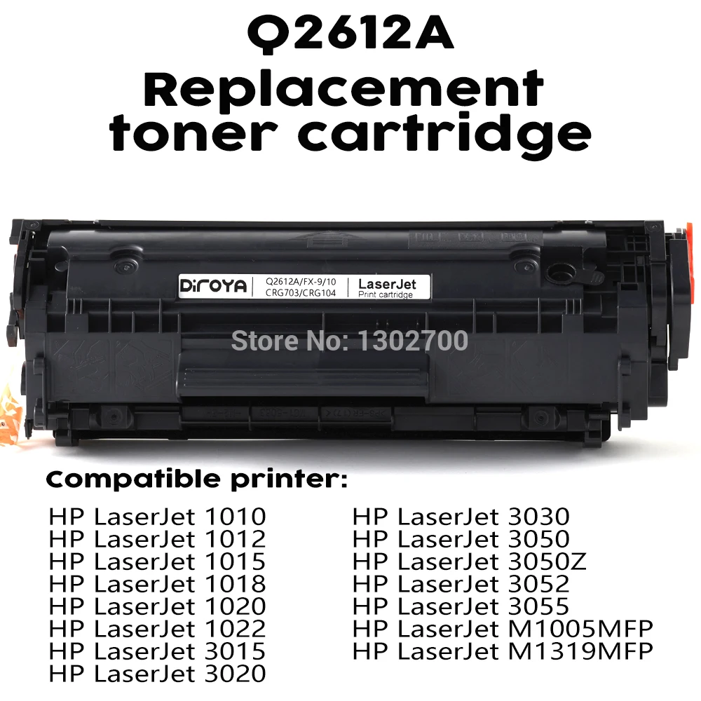 Cartucho de tóner Q2612A 12A Q 2612A 2612 para HP 1010 1012 1015 1018 Plus  1020 1022 3015 3050Z 3030 3052 M1005 M1319f, polvo|Cartuchos de tóner| -  AliExpress