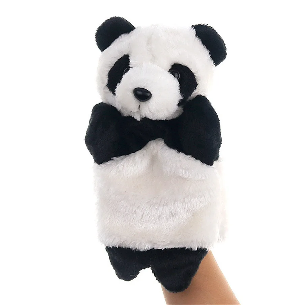 Cute Cartoon Animal Doll Kids Glove Hand Puppet panda Plush Finger Toys children