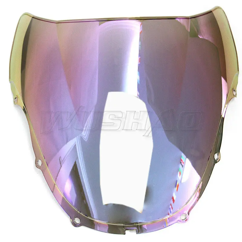 Мотоцикл двойной пузырь лобовое стекло ветер экран для 1999 2000 Honda CBR600F F4 CBR 600 F 600F CBR600F4 99 00 черный Иридиум