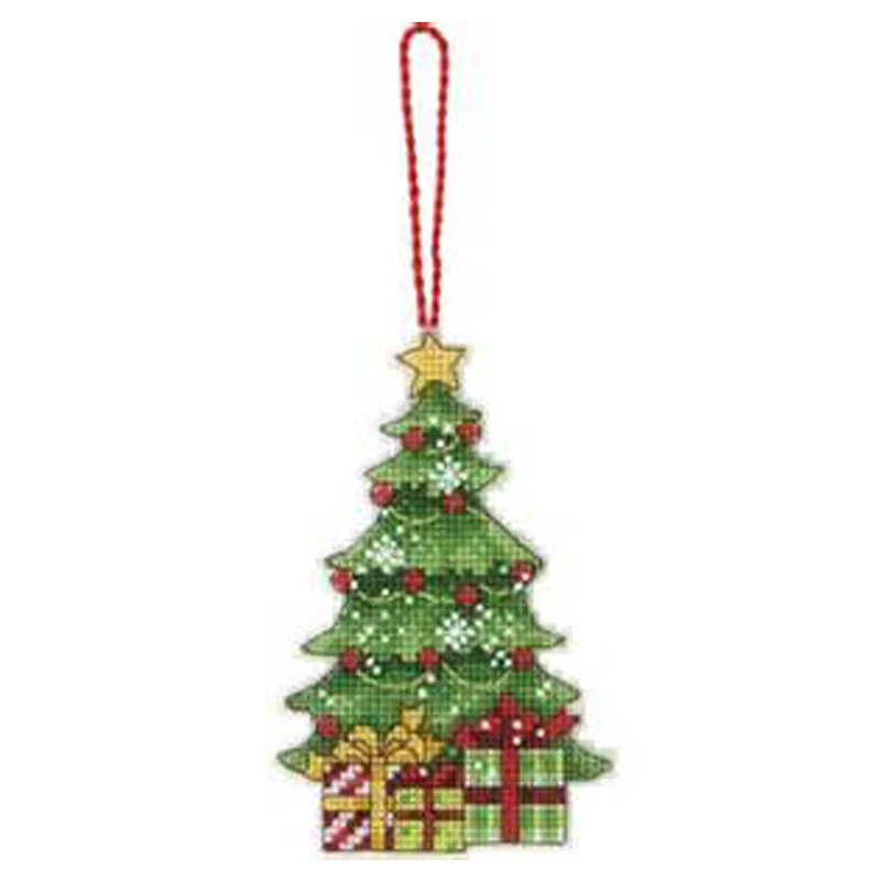 Counted Cross Stitch Kit for Christmas Tree Ornaments 08898 8898
