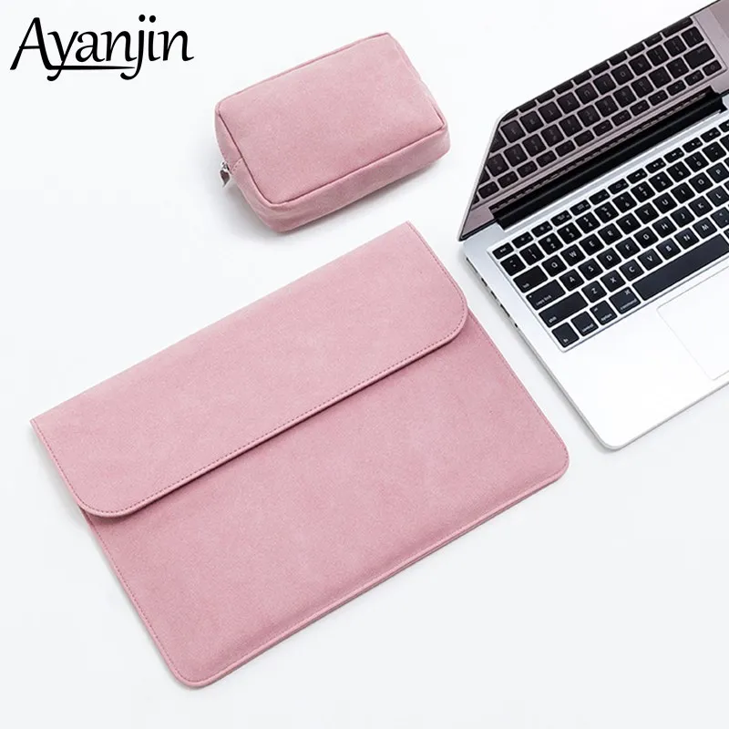 Тонкий кожаный чехол для ноутбука 13 3 дюйма 15 4 16 дюймов Xiaomi Macbook Air 11 12 Pro HP Pavilion X360