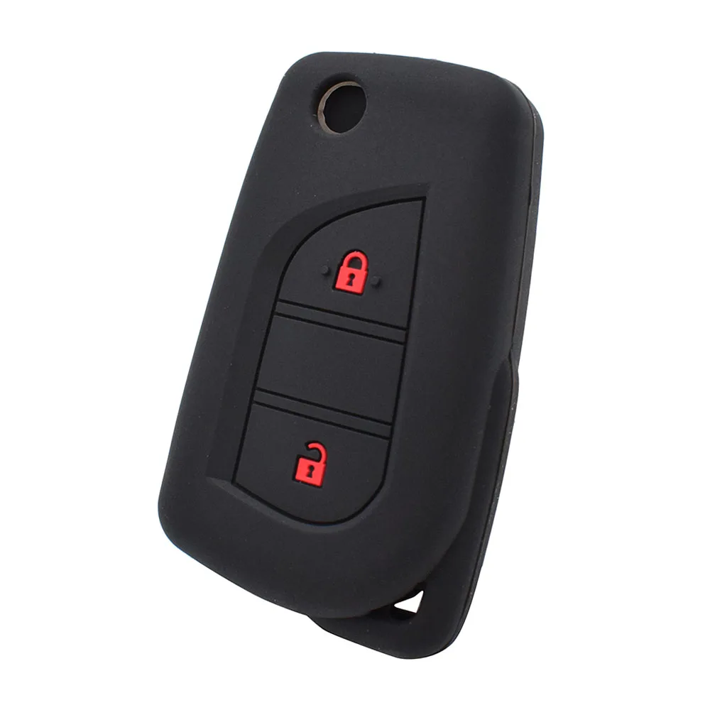 Для Toyota Yaris Aygo для peugeot 108 для Citroen C1 силиконовый дистанционный чехол для ключей чехол-накладка