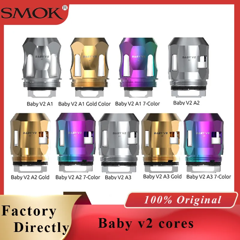 3 шт./лот катушки для электронных сигарет SMOK TFV8 baby V2 подходят моделей A1 A2 A3 |