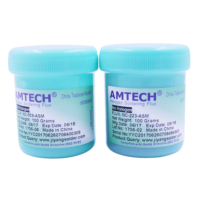Новинка AMTECH RMA 223 + NC 559 100g свинцовая BGA паяльная паста No Clean реболлинговая Пайка для