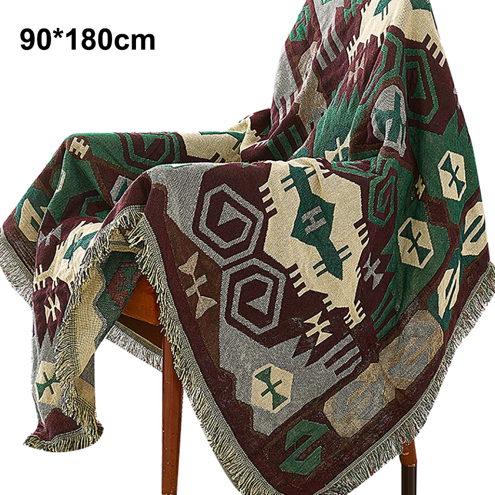 Multi-Function Soft Cotton Cloth Dustproof Throw Rug Couch Sofa Chair Blanket Slipcover Portable Travel Blankets