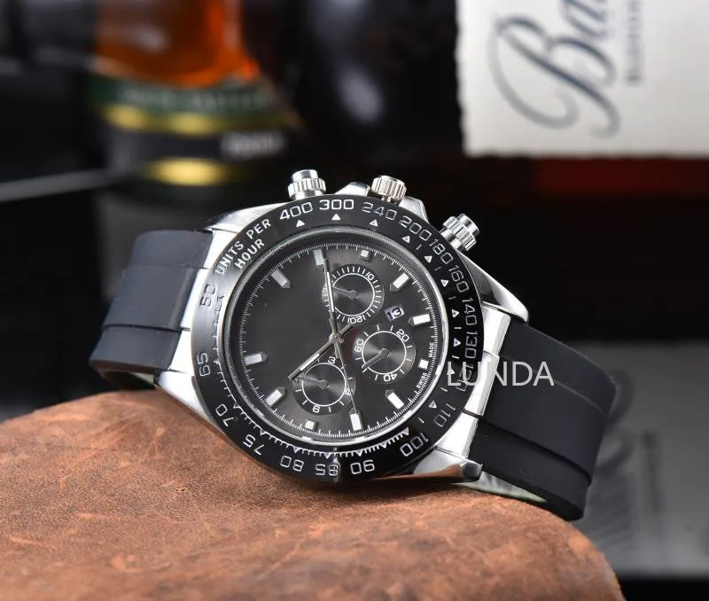 

Luxury Men's Watch AAA Quality Men's Top Brand Watch Chronograph RLX Daytona Stopwatch Fashion Gift Montre Homme