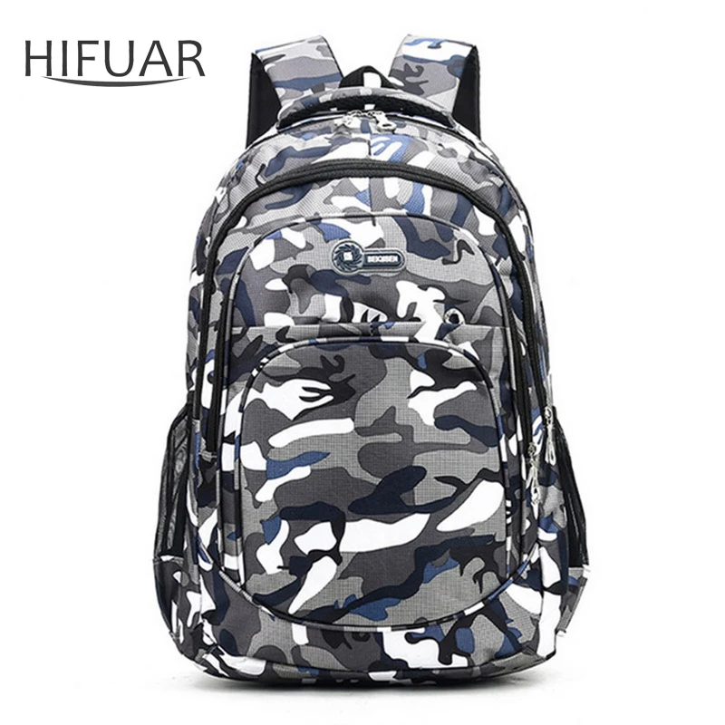 2 Sizes Camouflage Waterproof School Bags For Girls Boys Orthopedic Children Backpack Kids Book Bag Mochila Escolar Schoolbag | Багаж и
