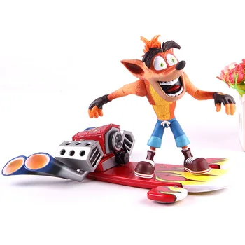 

NECA Crash Bandicoot With Jet Board Deluxe Figures PVC Action Figure Collectible Model Toy Gift Doll Anime