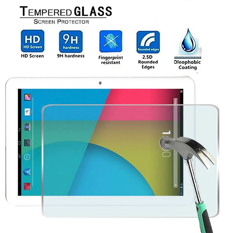 For Dragon Touch M10X 10.1&quot -Premium Tablet 9H Tempered Glass Screen Protector Film Guard Cover | Компьютеры и офис