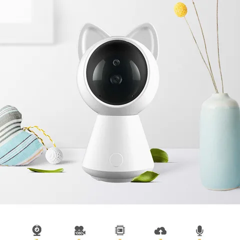 WiFi 1080P Auto Tracking Camera Baby Monitor Home Security IP Camera Robot Intelligent CCTV Camera Surveillance Camera