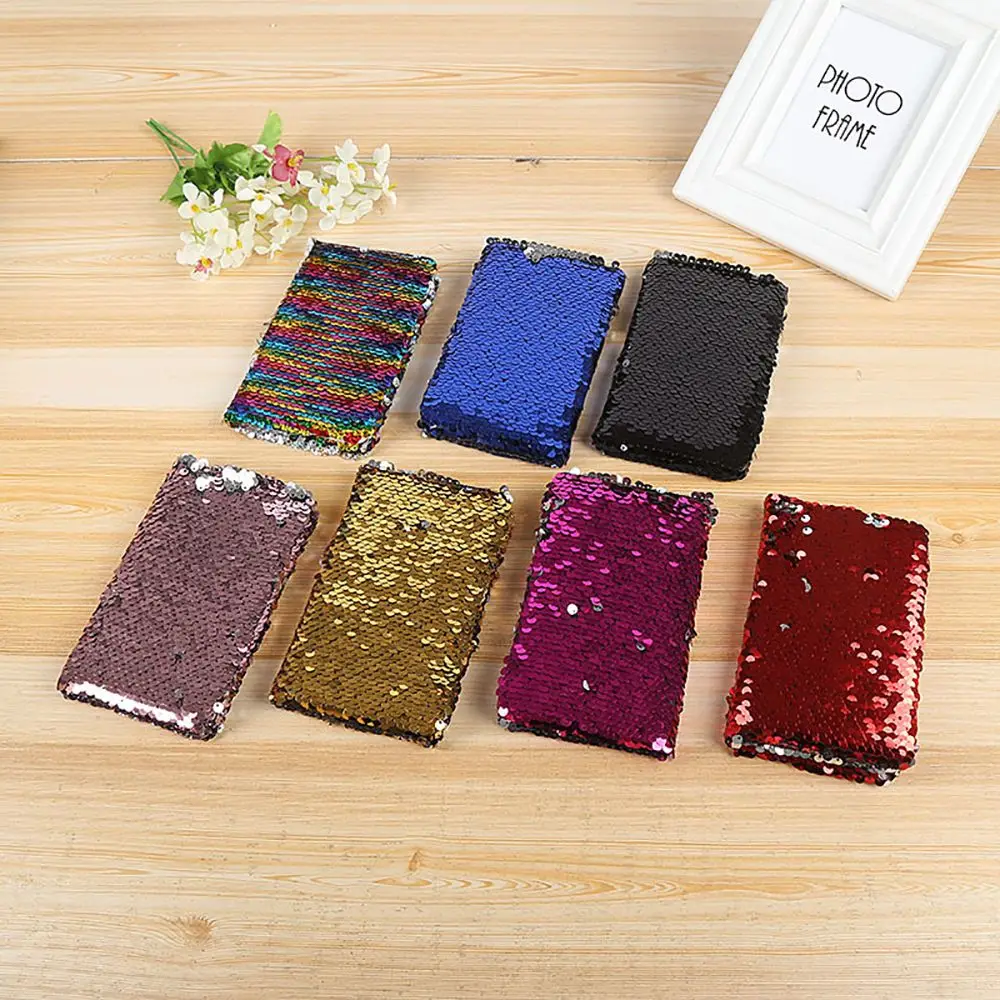 80 Sheets Fashion Creative Sequins A6 Notebook Monthly Planner Agenda Organizer Diary Kawaii Stationary Office School Supplies