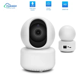 1080p mini inteligente wi fi câmera ip monitor do bebê em dois sentidos de áudio detecção movimento pan/tilt casa câmera sem fio indoor 2mp icsee app