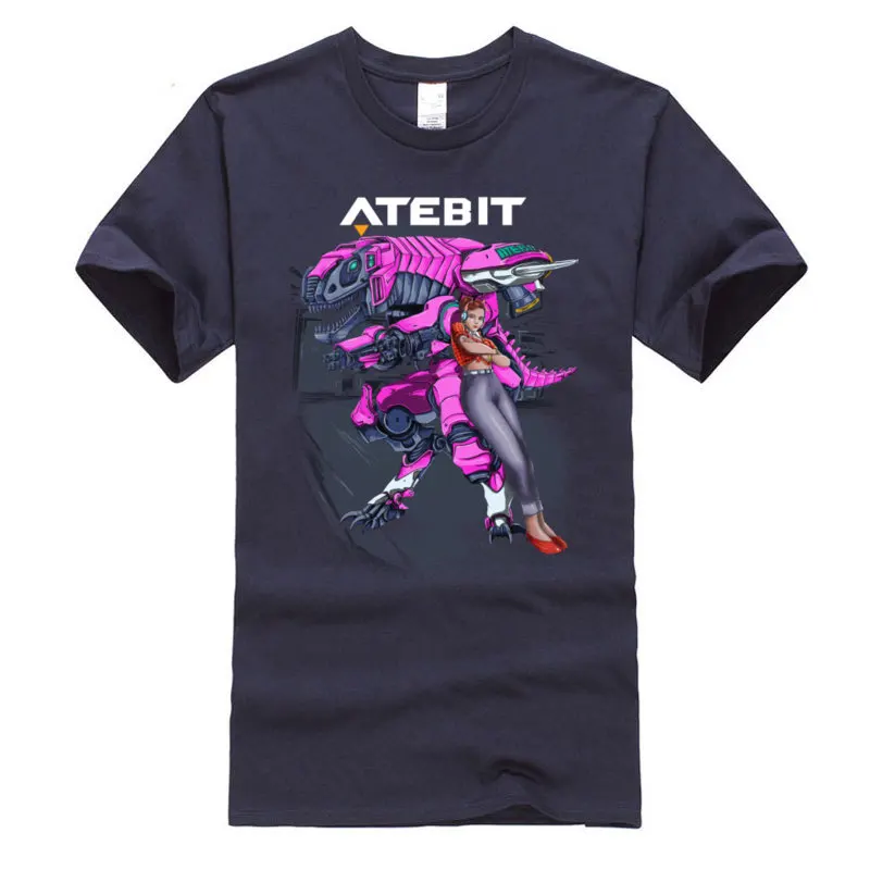 DvATEBIT_1198 Tops Tees New Arrival Crewneck Casual Short Sleeve Cotton Men T-Shirt Europe Tee-Shirts Free Shipping DvATEBIT_1198 navy