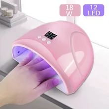 УФ лампа для сушки гель лака ногтей 18 светодиодов