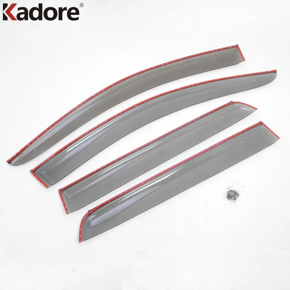 Защитный козырек от солнца и дождя для Fiat freeont 7 Seat JC 2012 2013 2014|shield deflector|rain window guardsdoor