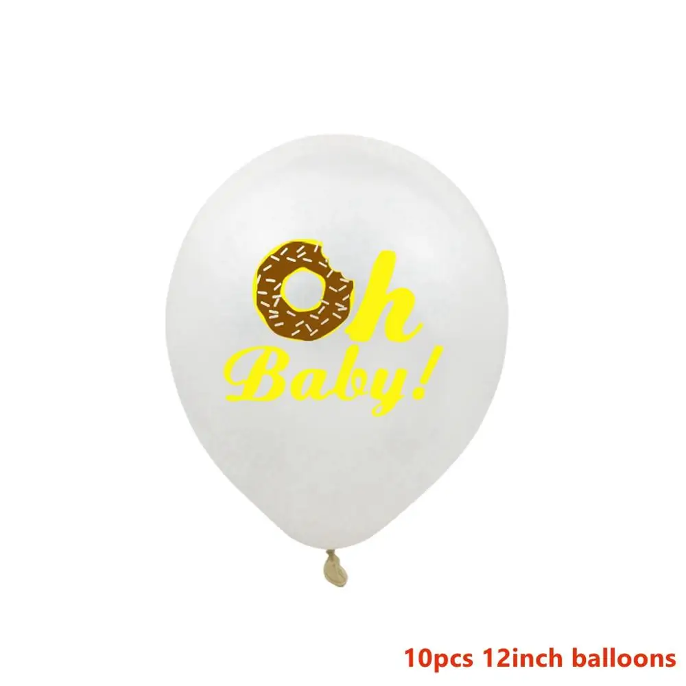 Donut Balloons 9 Taoup PU Мягкий кремовый пончик мягкими пончиками вечерние украшения для вечеринки по случаю Дня Рождения наборы; детский душ Декор искусственный хлеб игрушки в виде угощений DIY - Цвет: Donut Balloons 9