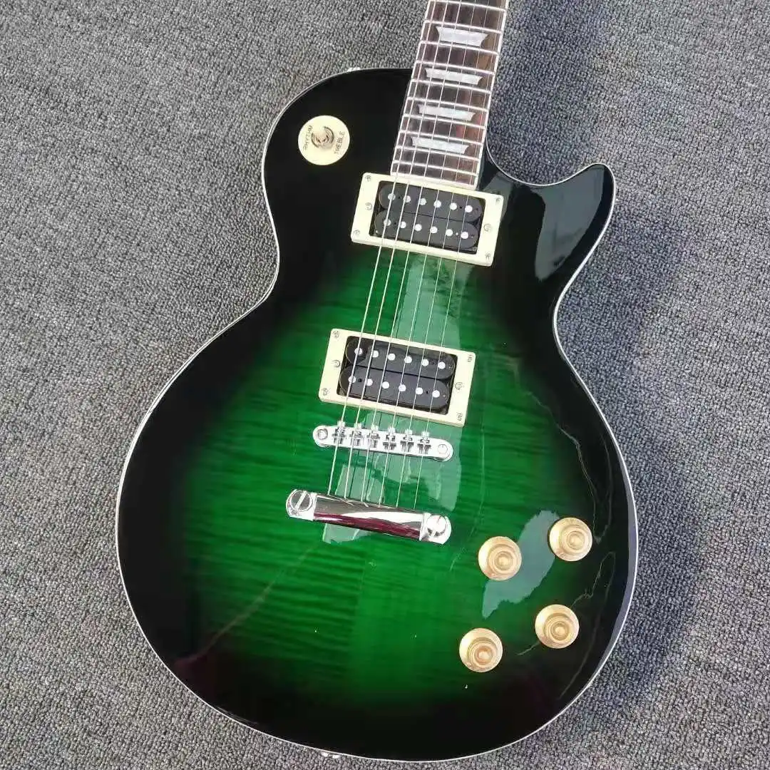 De calidad superior de alta calidad nuevo producto listado/guitarra parte superior de arce De compresión guitarra amarilla cuerp