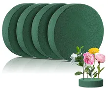 

4Pcs Floral Foam Round Block 16.5cm Large Dry Flower Foam for Artificial and Fresh Flowers Wedding Decoration Flower Arrangement