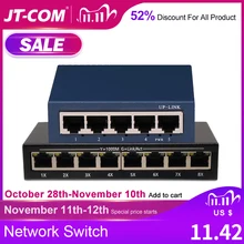 5 Poorten 1000M Gigabit Ethernet Switch, 8 Poorten 100/1000Mpbs Netwerk switches, Hub Lan, full Duplex, Auto Mdi/Mdix