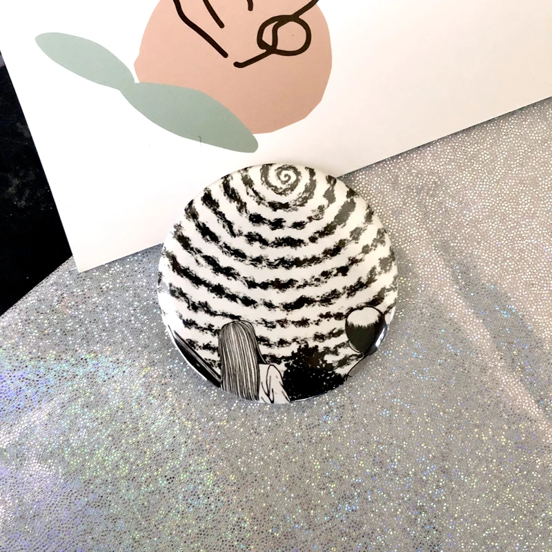 Ужасный Пикассо Стиль Pin Vortex Uzumaki Junji Ito Tomie ужас Goru Eyeball Манга Аниме Япония японская эмалированная булавка значок