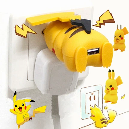 

New Anime Pokemon Cosplay Accessories Kawaii Pikachu Ear Plug Charging Power Head Move Charger Toys Gifts Decoration Props