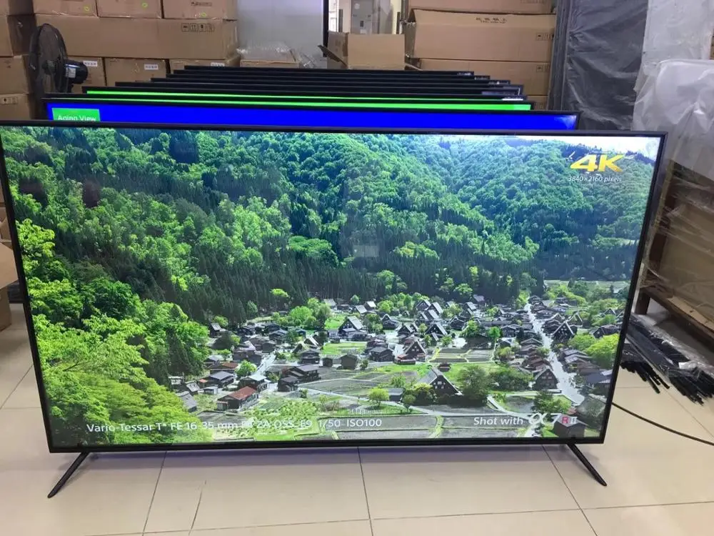 Телевизор 75 дюймов многоязычный wifi Smart Android LCD светодиодный TV 4K|Телевизоры| |