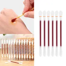 50 шт одноразовые медицинские спиртовые ватные палочки йодные тампоны для очистки ран набор инструментов