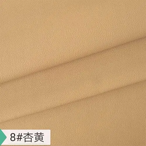 8 Nice PU leather Fabric, Faux Leather Fabric for Sewing, PU artificial leather for DIY bag material - Цвет: 8
