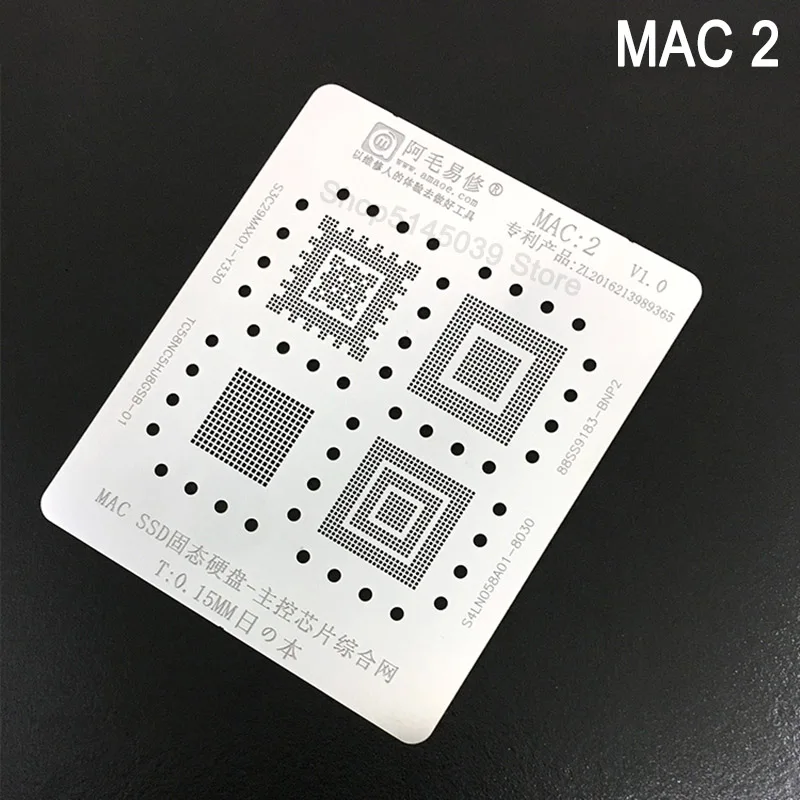 Многофункциональный SR23G SR2ZY завод жестяная сетка/cpu стальная сетка для MacBook / A1534 ноутбук MAC BGA трафарет шаблон