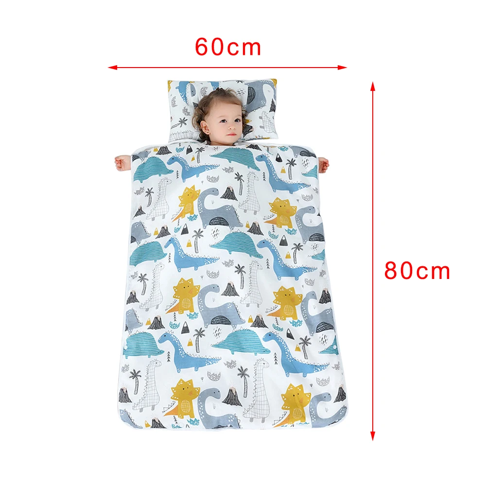 Детский матрас для малышей, хлопковая Подушка для сна, для дошкольного ухода, съемная подушка, спальный мешок, Осень-зима, кондиционер, одеяло НПД, коврик - Цвет: as photo