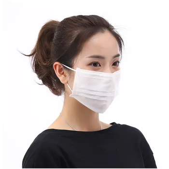 

마스크 White Protection bacterial Three floors Filter Face Mouth Masks Unisex Office Hotel Safety Masks mascarilla