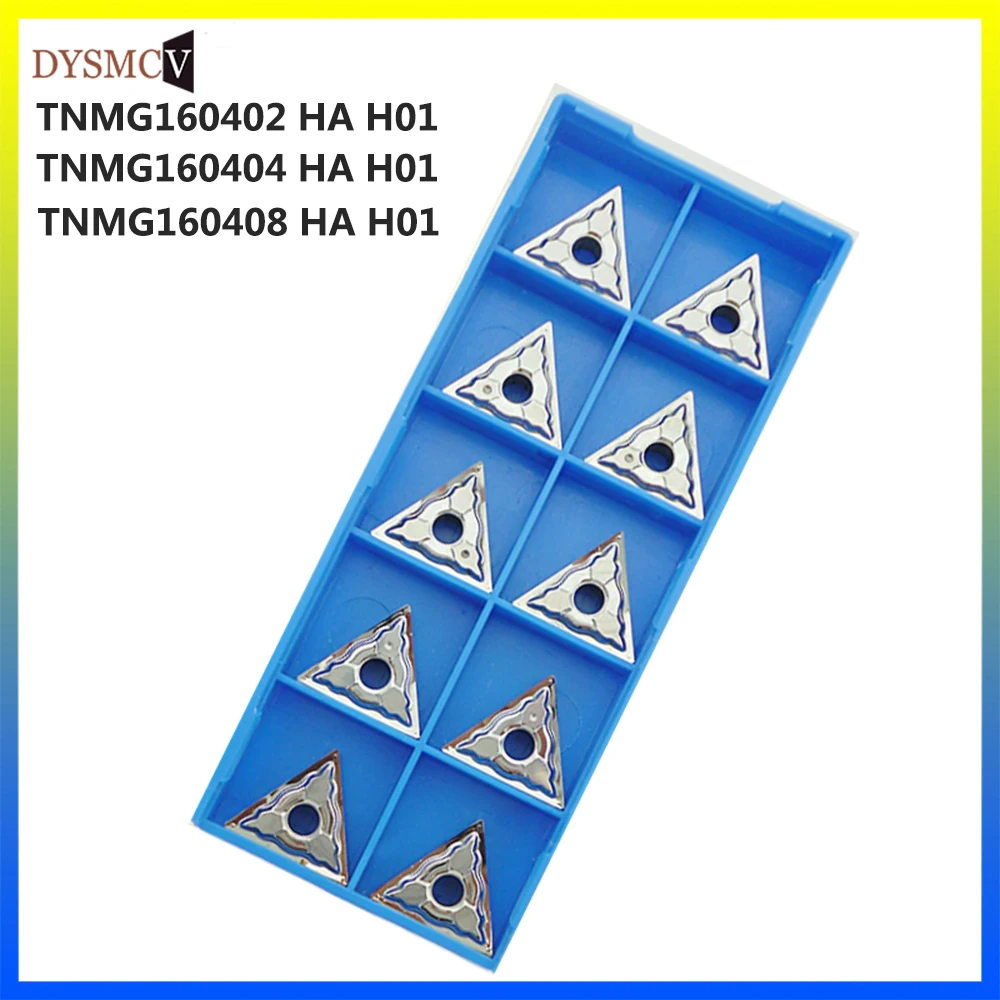 

TNMG160404 HA H01 aluminum turning blade TNMG160402 hard alloy blade TNMG 160408 cnc lathe milling cutter aluminum copper tool