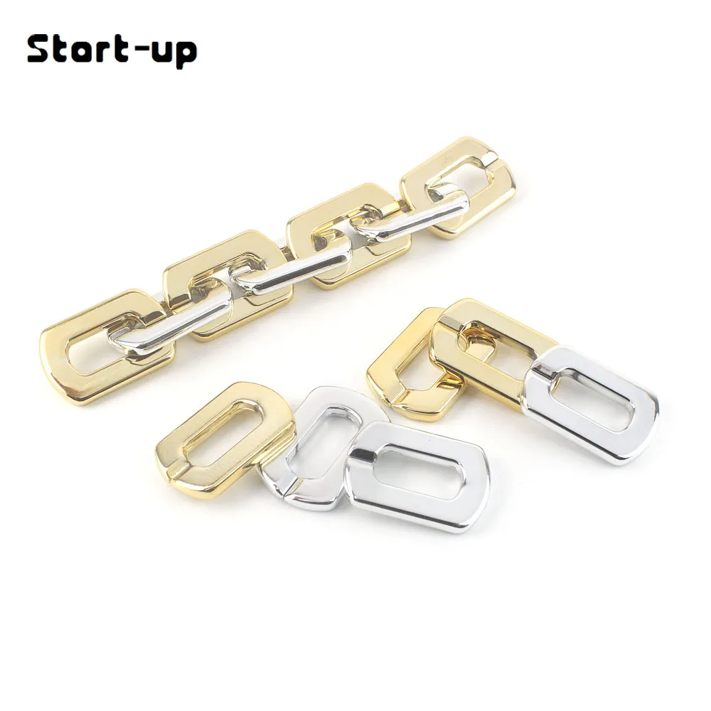 

Start-up CCB Cuban Link Chain Necklaces Women Punk Lock Statement Twisted Thick Collar Components Jewelry 2020 Trend