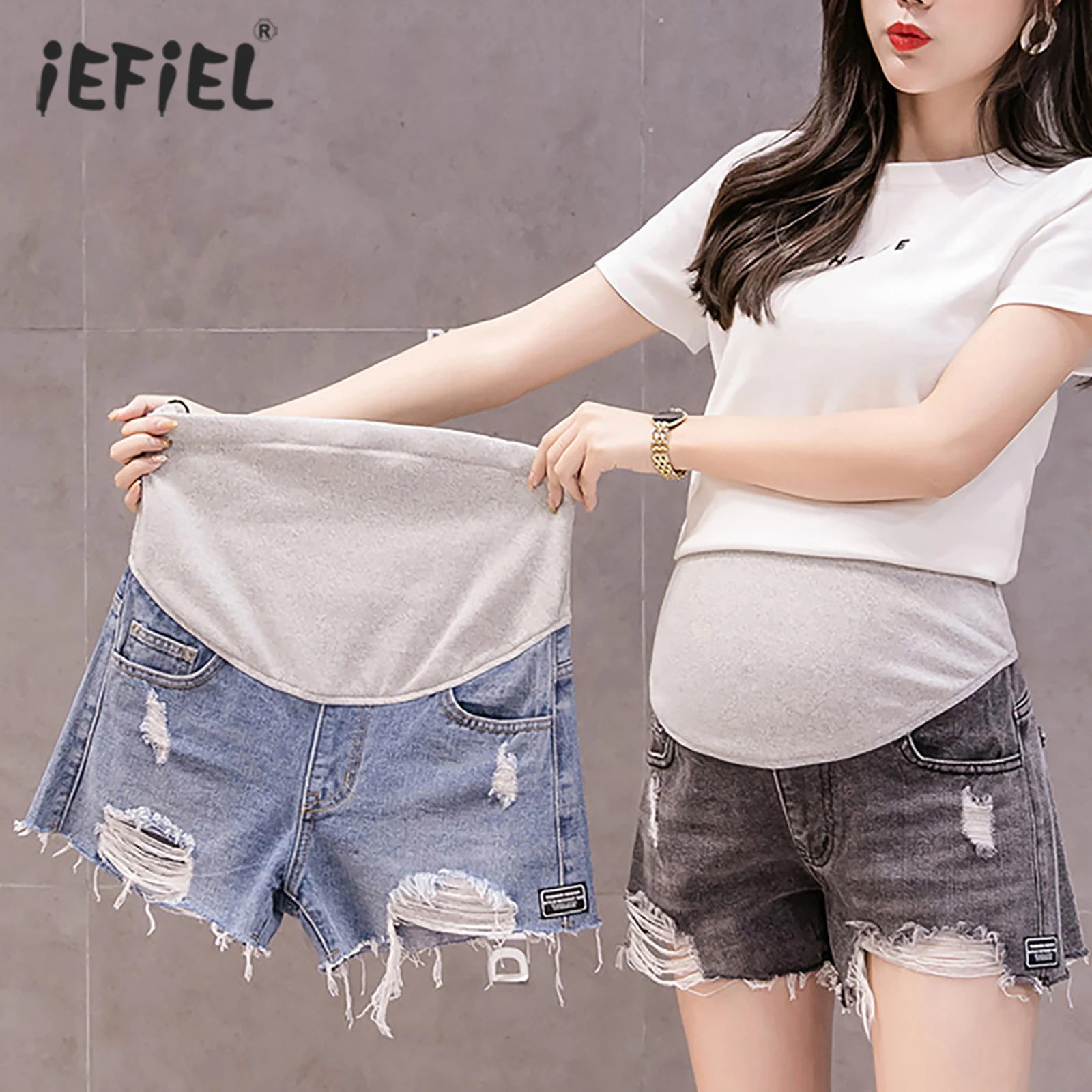 Summer Maternity Short Pants Pregnant 