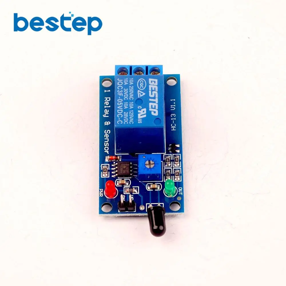 1 Channel Relay Module 5V Firelight Detection Flame Sensor Relay Module Board Free Shipping 1 Channel Relay Module 5V Firelight Detection Flame Sensor Relay Module Board Free Shipping