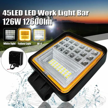 

Audew 9V-30V 126W LED Work Light Bar Combo Beam Spotlight Driving Fog Lamp Running Light For Car Truck SUV Off-road Headlights