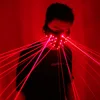 Red Laser Mask Light Up Party Masks Neon Maska Cosplay Mascara Horror Mascarillas Glow In Dark Masque V ► Photo 1/6