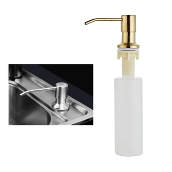 

Sink Soap Dispenser Shower Shampoo Detergent Bottle Pressing Pump Bathroom Basin