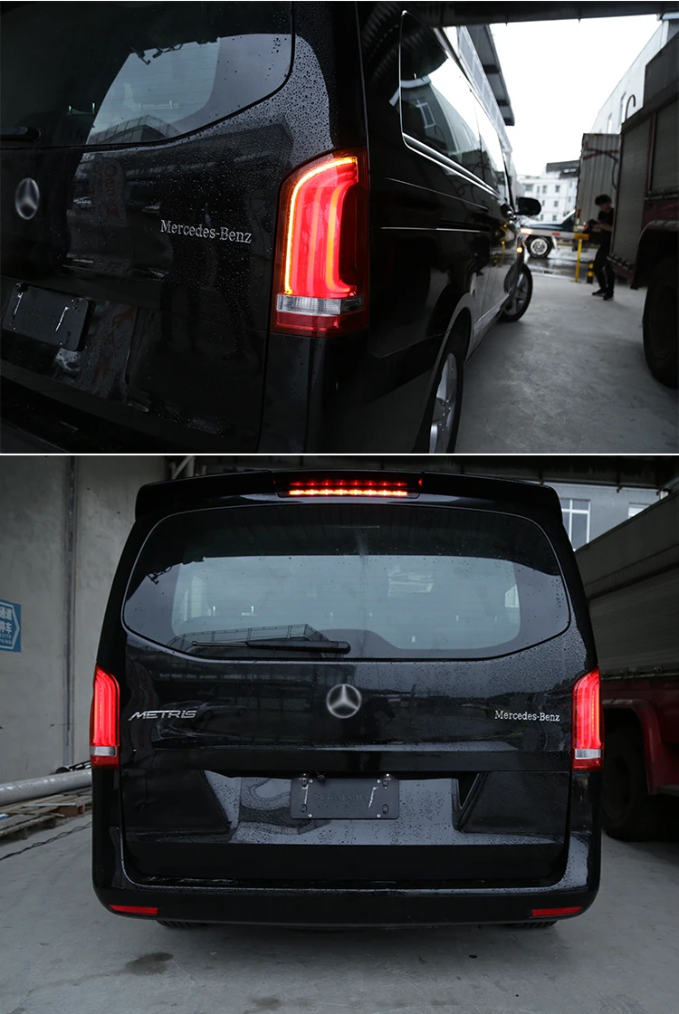 Автомобильный Стайлинг для Mercedes-Benz Vito V260L- задние фонари светодиодный Vito V260L задний фонарь с динамическим поворотом