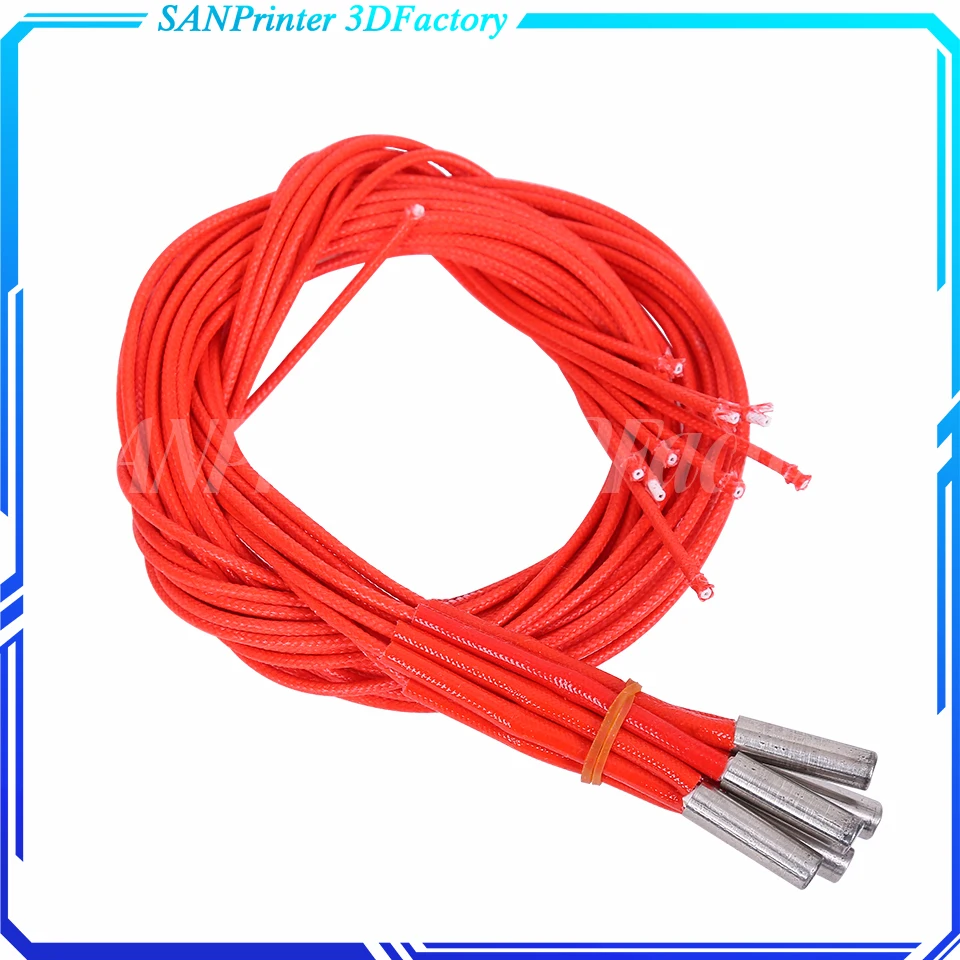 5pcs 40W High-Performance Ceramic Cartridge Heater for 3D Printer