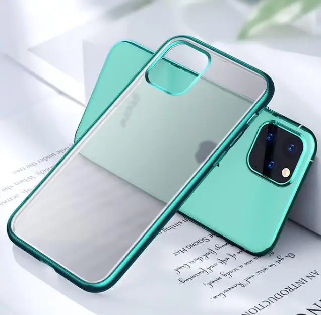 iPhone 11 Ультра тонкий чехол для телефона TPU чехол-накладка противоударный защитный чехол для iPhone Max/XR YU - Цвет: iPhone 11