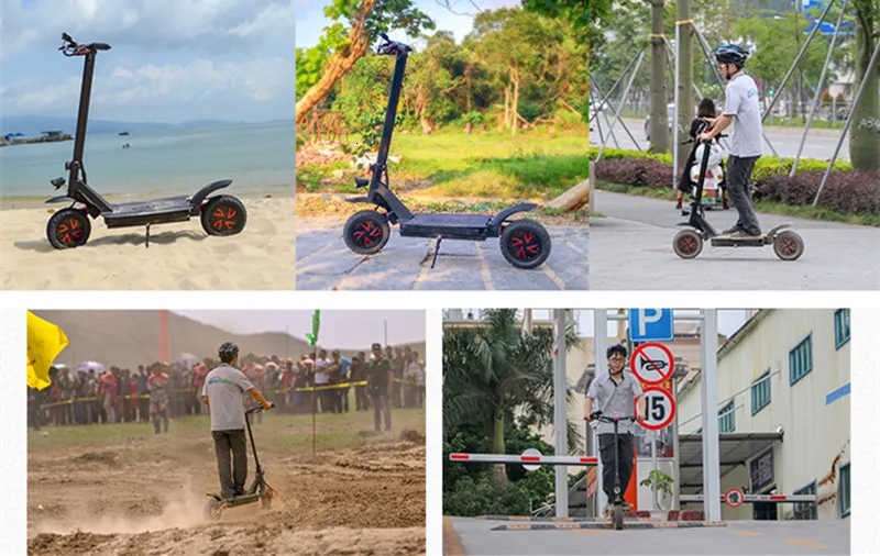 Folding Electric Scooter Adults 2 Wheels Electric Scooters Ecorider E4-9 With Crystal Light 3600W 70KMH Powerful Electric Bike (13)