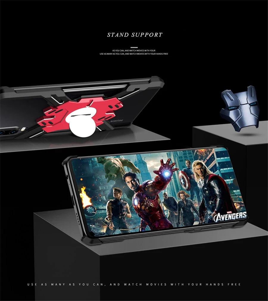 Для huawei P20 P30 mate 20 30 Pro металлический чехол светильник Hero алюминиевый сплав рамка бампер чехол для huawei P30 Lite Nova4 Honor V20