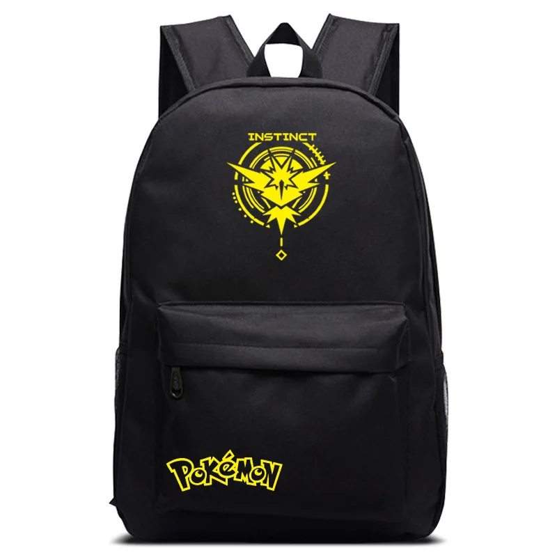 Pokemon Go Team Instinct/Valor/Mystic рюкзак, школьные сумки для подростков, девочек и мальчиков, рюкзак для ноутбука, дорожные сумки, Детская сумка для книг - Цвет: 5